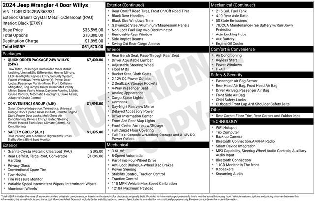 2024 Jeep Wrangler Sport