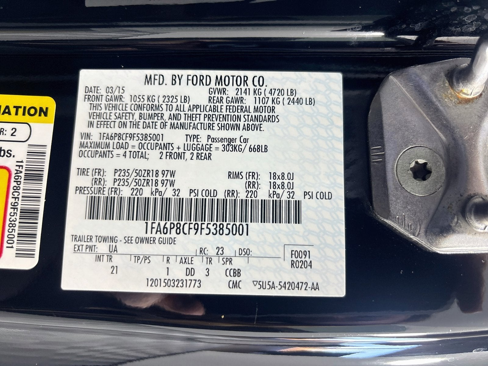 2015 Ford Mustang GT