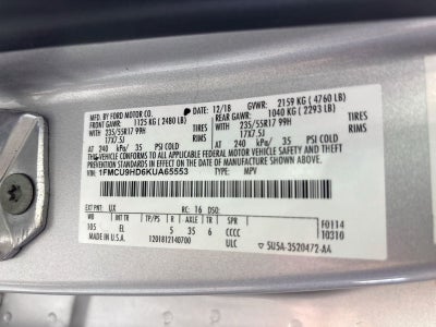 2019 Ford Escape SEL