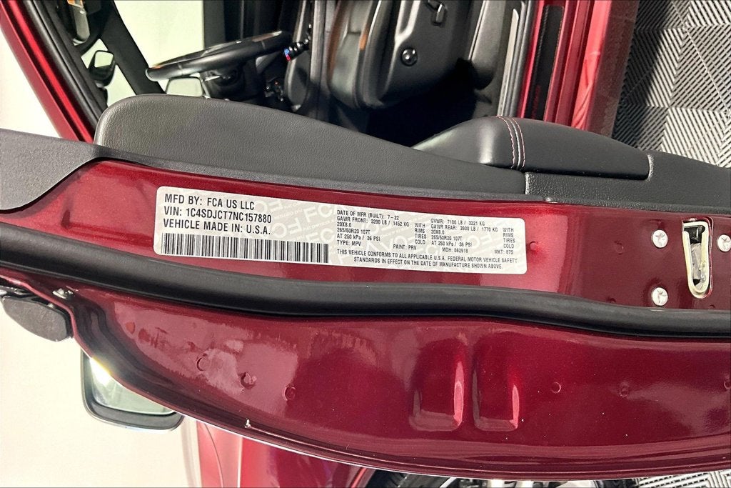 2022 Dodge Durango R/T Plus
