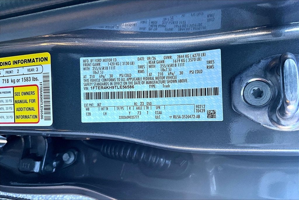 2026 Ford Ranger Lariat