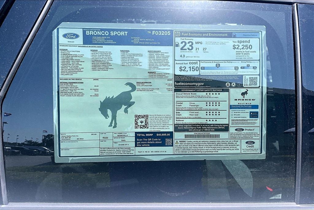 2026 Ford Bronco Sport Badlands