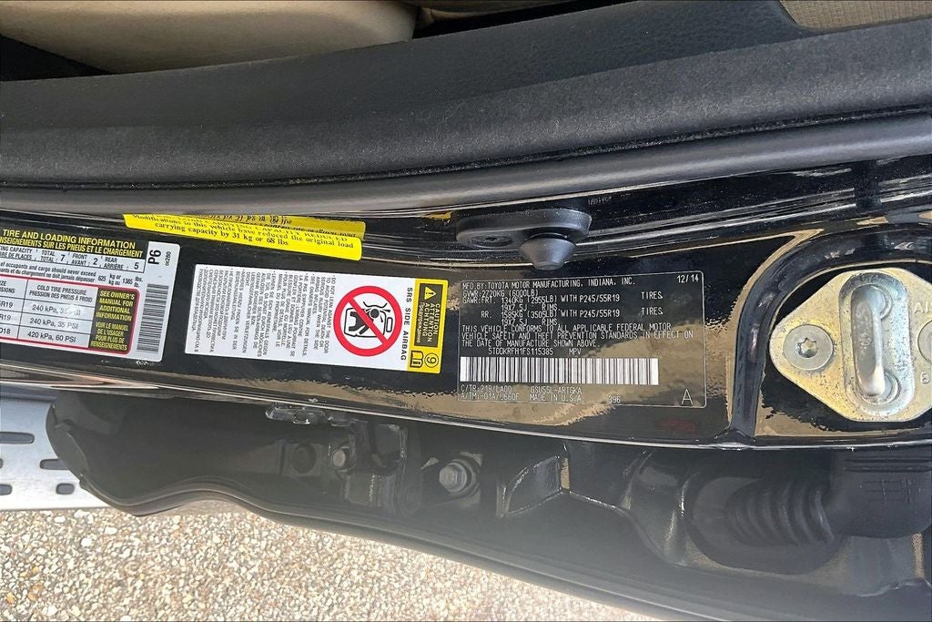 2015 Toyota Highlander Limited Platinum V6