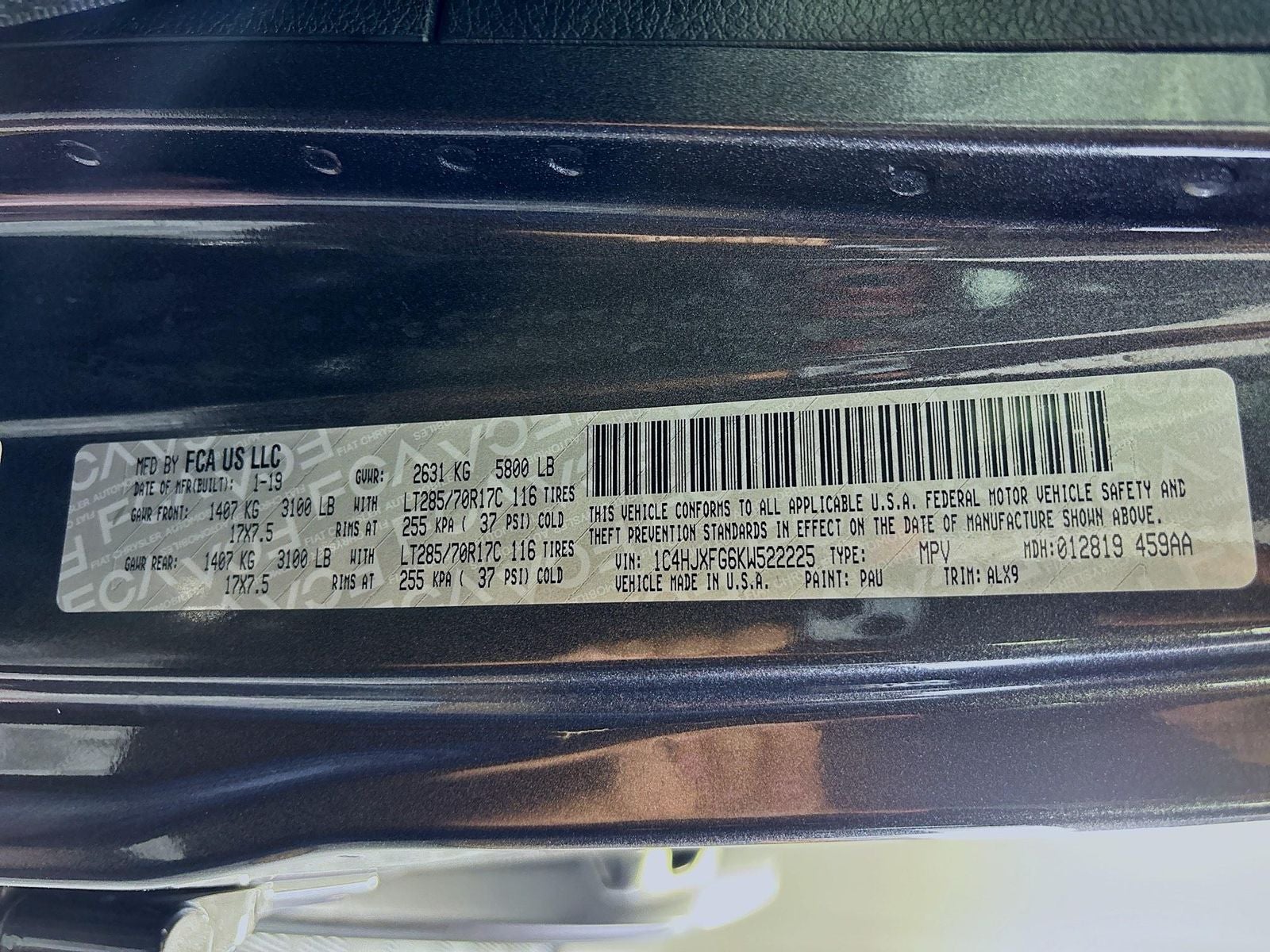 2019 Jeep Wrangler Unlimited Rubicon