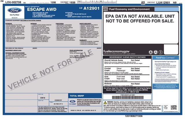 2020 Ford Escape SE