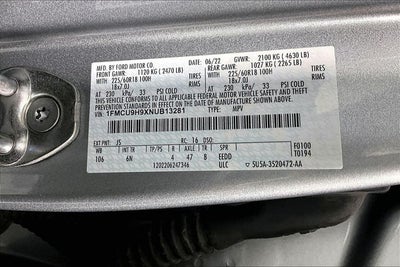 2022 Ford Escape SEL