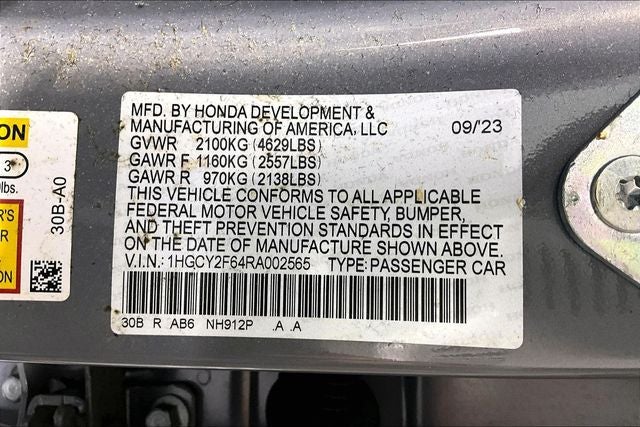 2024 Honda Accord Hybrid EX-L