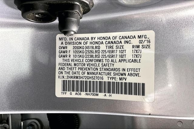 2016 Honda CR-V EX-L