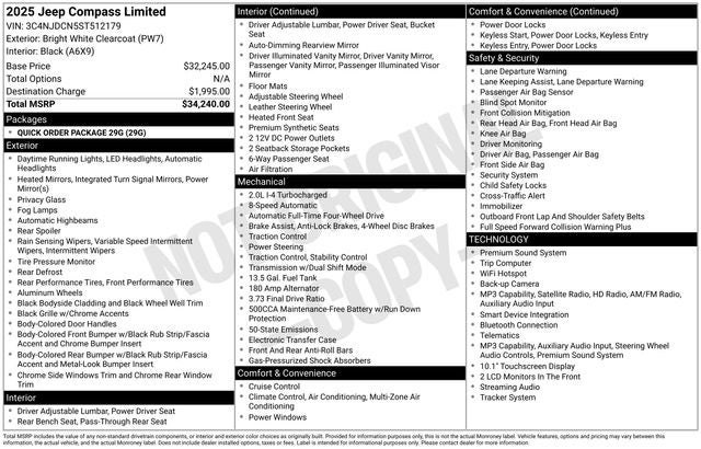2025 Jeep Compass Limited
