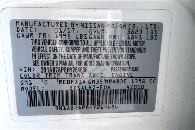 2017 Nissan Sentra S