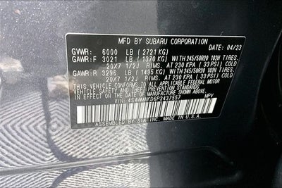 2023 Subaru Ascent Onyx Edition