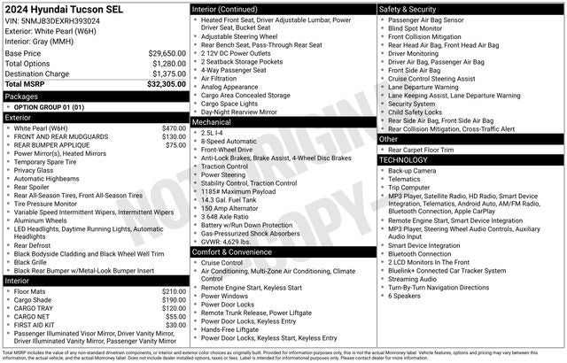 2024 Hyundai Tucson SEL