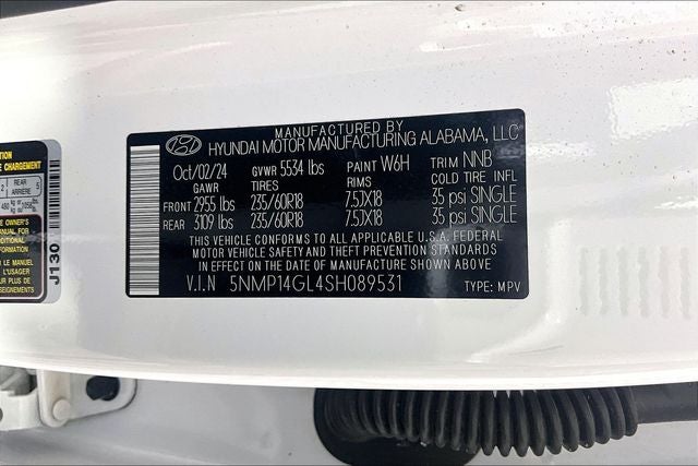 2025 Hyundai Santa Fe SE