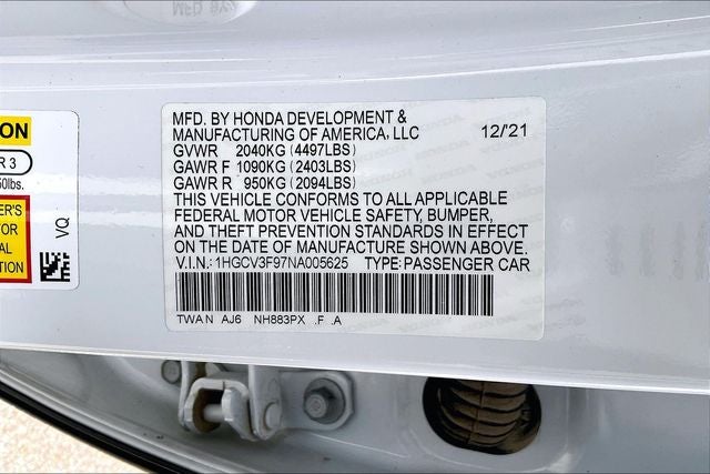 2022 Honda Accord Touring