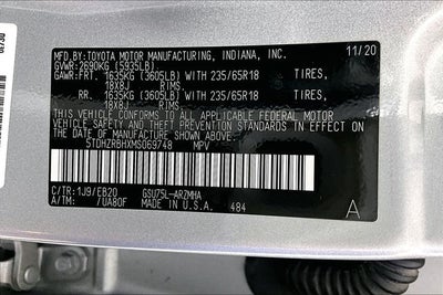2021 Toyota Highlander XLE